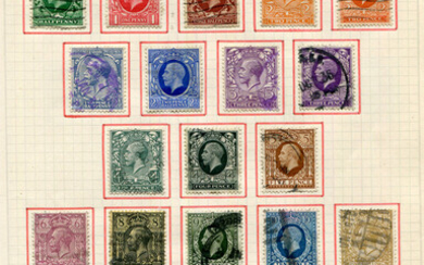A collection of stamps in fifteen albums and stock books, including Great Britain, British Commonwea
