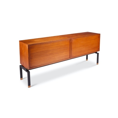 A mid 20th century French teak sideboard attributed to Alain...