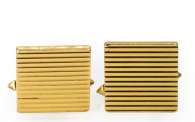 A pair of 18ct gold cufflinks, by Kurt Weiss for Boucheron