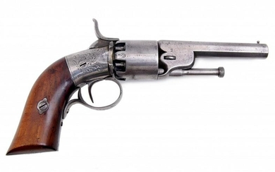 A rare transitional percussion revolver by Toussaint