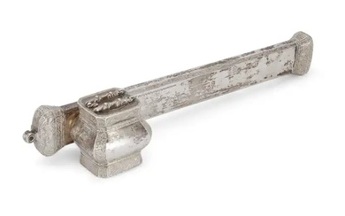 A silver gilt pencase (divit) Ottoman Turkey, 19th century Of typical form,...