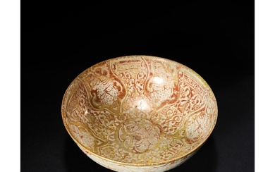 AN ABBASID LUSTRE POTTERY BOWL PROBABLY CENTRAL ASIA, 9TH/10...