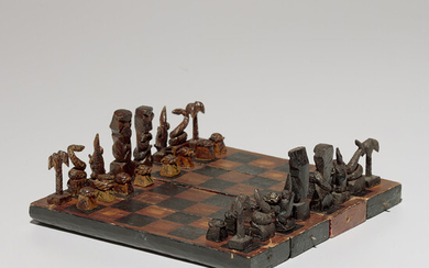 Alberto Burri, Untitled (chess set)