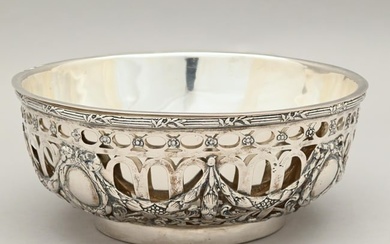 American Sterling Silver Serving Bowl with Liner