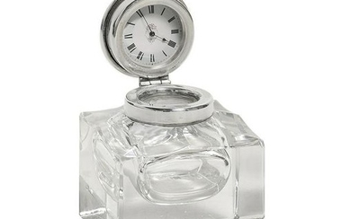 American Sterling Silver Watch Holder Inkwell