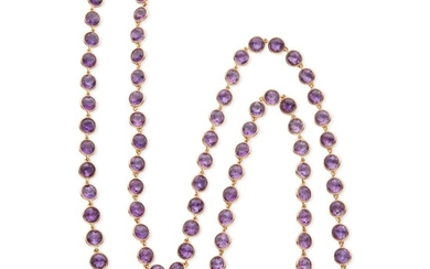 Amethyst and Gold Longchain, France, Van Cleef & Arpels