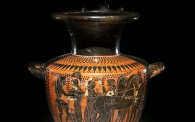 An Attic Black-Figured Hydria with Herakles Mounting