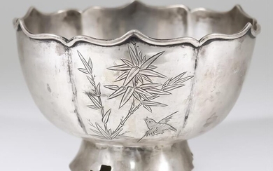An Early 20th Century Chinese Silver Circular Bowl, with...