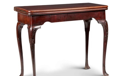 An Irish George II mahogany tea table