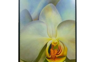Andriotakis Vangelis B.1952 Orchid Flower Painting