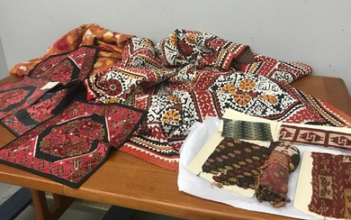 Antique Peruvian Textiles, Fabric, Bedspreads