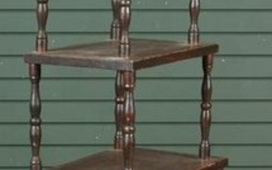 Antique Step Tiered Etegere or Whatnot Shelf