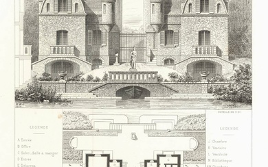 [Architecture]. Boussard, J. (ed.). Petites habitations Françaises. Maisons - Villas...