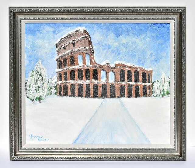 Arthur Kinslow Orginal Painting The Colosseum 20 x 24 inches