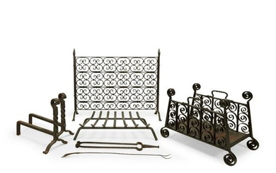Arts & Crafts Design, Group of seven fireplace
