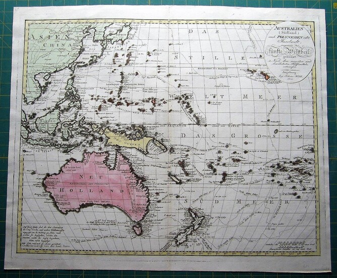 Australien ( Südland) und Polynesien oder Inselwelt, insgemein der Fünffte Welttheil.