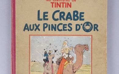 BD: TINTIN Hergé éd CASTERMAN: Le crabe aux pince d'or N&B A13 1941 EO pinces...