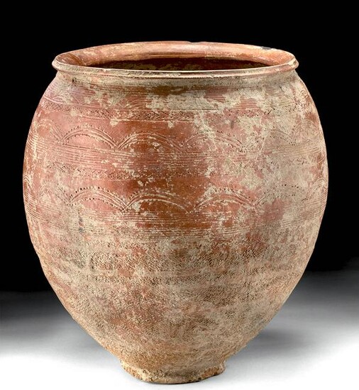 Bactrian Redware Pottery Vessel - Huge & w/ TL