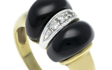 Bakelite diamond ring GG/WG 58