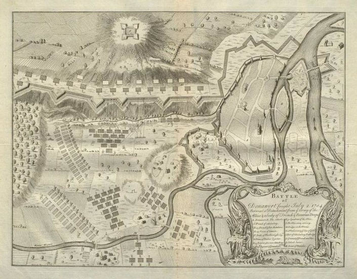 Battle of Donawert, July 2, 1704.