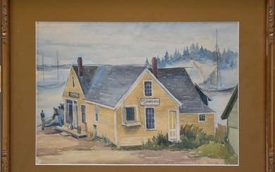 Beatrice Cuming (American 1903-1975) Watercolor, Maine