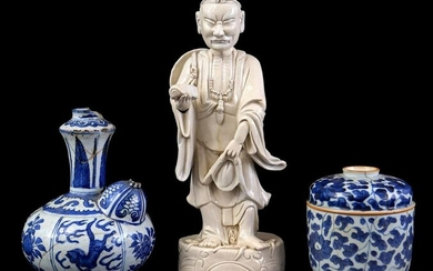 Blanc de Chine porcelain statue