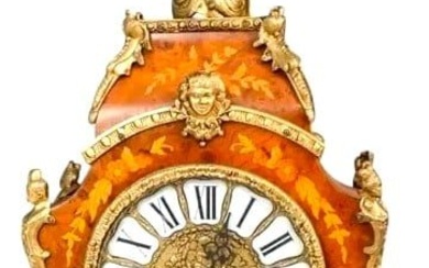 Boulle Style German FHS Mantel Clock
