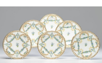 Bourdois & Bloch for Duhme Porcelain Plates