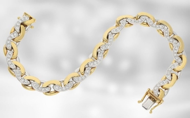 Bracelet: solid and high-quality armoured bracelet with fine...