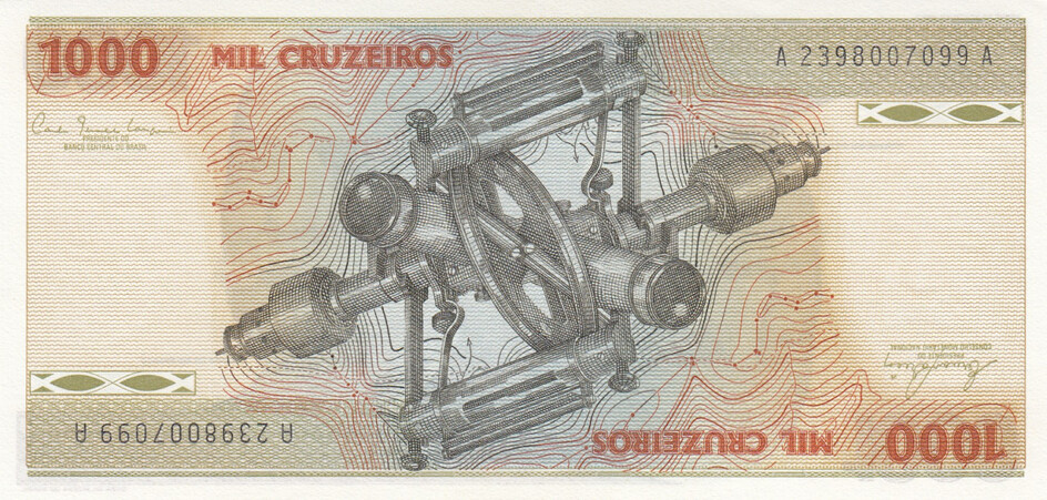 Brazil 1000 Cruzeiros 1980