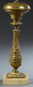 Bronze and Marble Cornelius & Co. Sinumbra Lamp, 19th