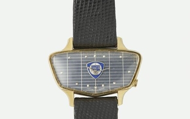 Bueche Girod, 'Lancia' gold wristwatch, Ref. YG 7744-1