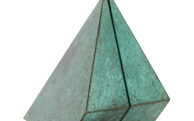 CARL MAGNUS. Pyramid, signed and dated Carl Magnus 88, numbered 3/10, bronze.