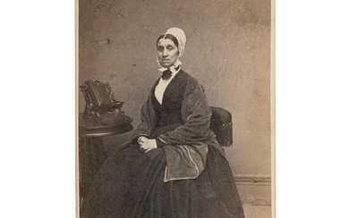 CDV of Prominent Quaker Missionary, Civil War Nurse