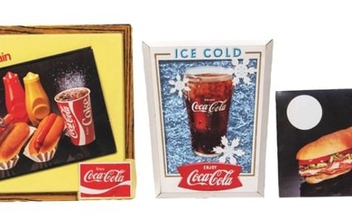 COLLECTION OF 3: COCA-COLA REFRESHMENT ADVERTISEMENTS.