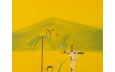 *CRAIGIE AITCHISON (1926-2009) 'Indian Crucifixion' signed, ...