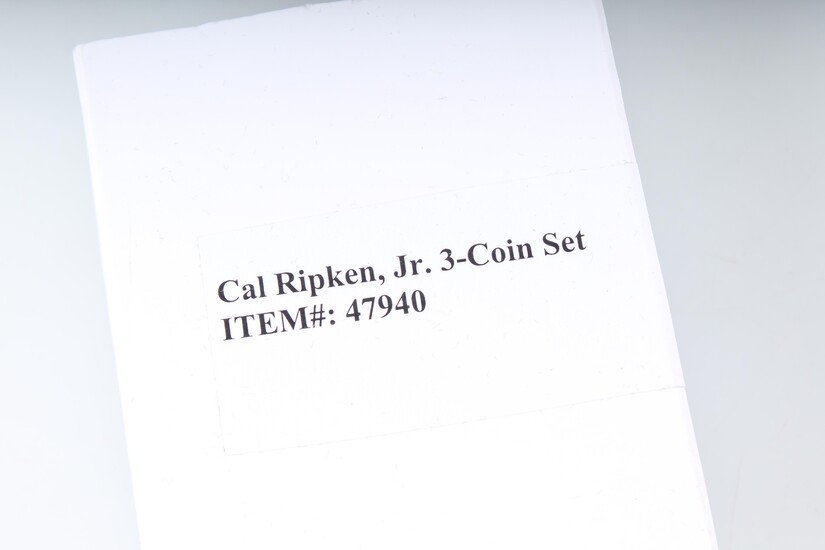 Cal Ripken Jr. 3 Coin State Quarter Set