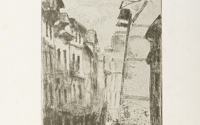 Camille Pissarro (1830 St.-Thomas-des-Antilles - Paris 1903) – „Rue Molière, à Rouen sur 2“