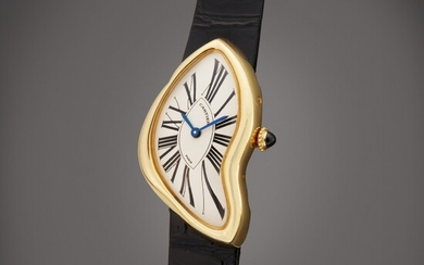 Cartier Crash | A limited edition yellow gold asymmetrical wristwatch, Circa 1991 | 卡地亞 Crash 限量版黃金不對稱腕錶，製作年份約 1991