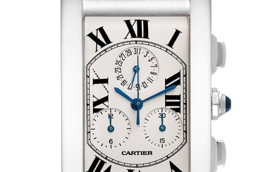 Cartier Tank Americaine Chronograph White