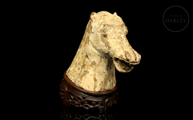 Ceramic figure "Horse Head" Han style