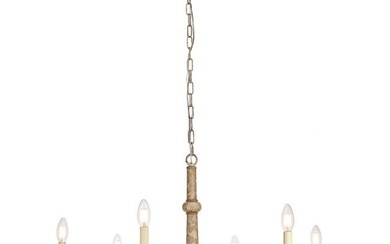 Chandelier Rustic Farmhouse French Country Cottage Lighting Light Fixture 35 in