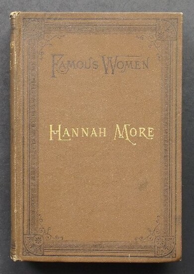 Charlotte Yonge, Famous Women, Hannah More, 1890 Boston Edition