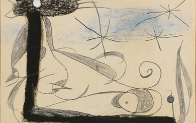 Chien dans la nuit, 1980, Joan Miró (Barcellona 1893 - Palma di Maiorca 1983)