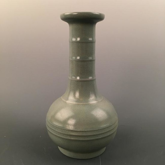 Chinese Celadon Glazed Bottle Vase