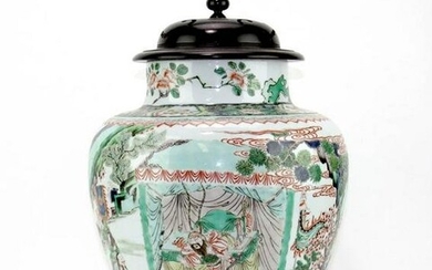 Chinese Famille Verte Jar