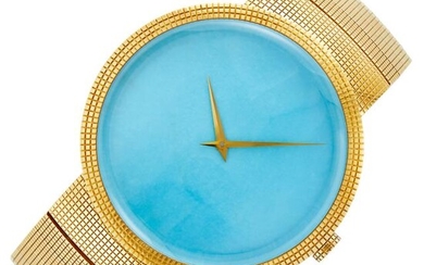 Christian Dior Gold and Turquoise Wristwatch