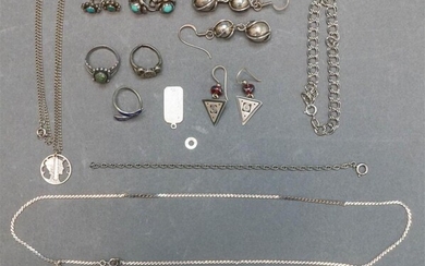 Collection of Assorted Silver and other Jewelry