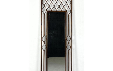 Contemporary Modern Metal Framed Wall Mirror.