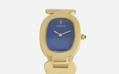 Corum, 'Love Bond' gold bangle wristwatch
